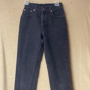 Levi’s 550 Jeans, Black Long